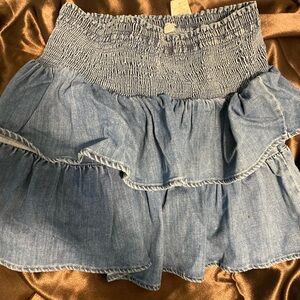 Women’s blue jean skirt